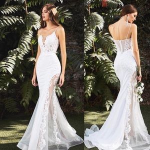 Spaghetti Strap Illusion Dress